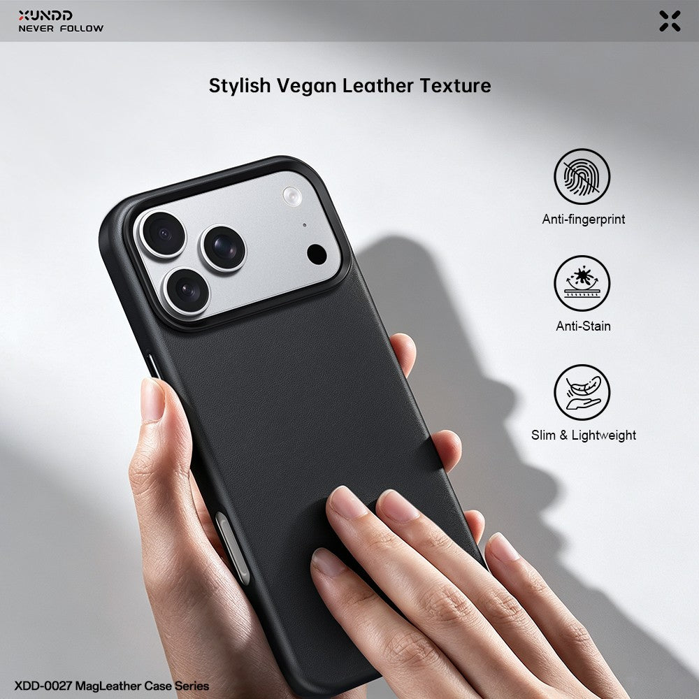 Xundd Leather Magnetic Case for iPhone 18 Pro | iPhone 18 Pro Max