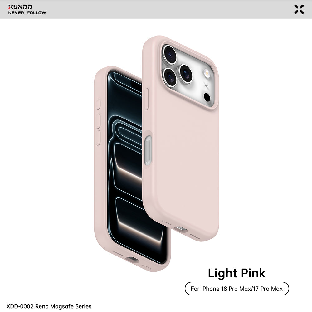 Xundd Reno Magsafe series Silicone Case for iPhone 18 Pro & 18 Pro Max