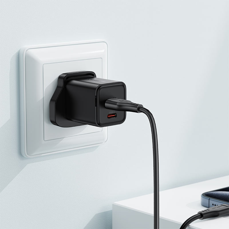 A127 PD 30W Gang USB-A + USB-C Charger