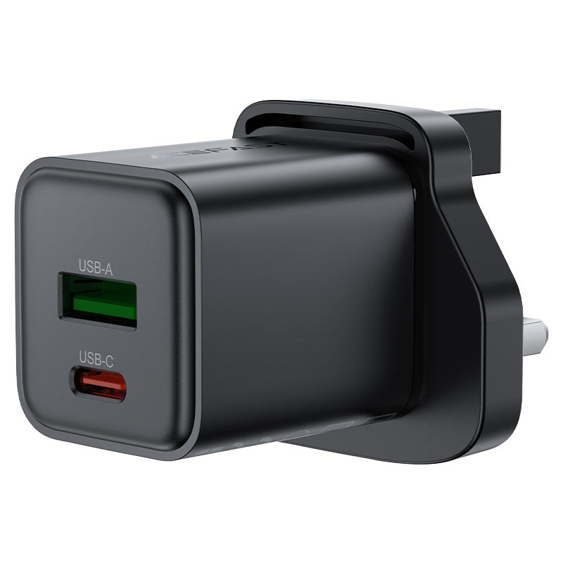 A127 PD 30W Gang USB-A + USB-C Charger