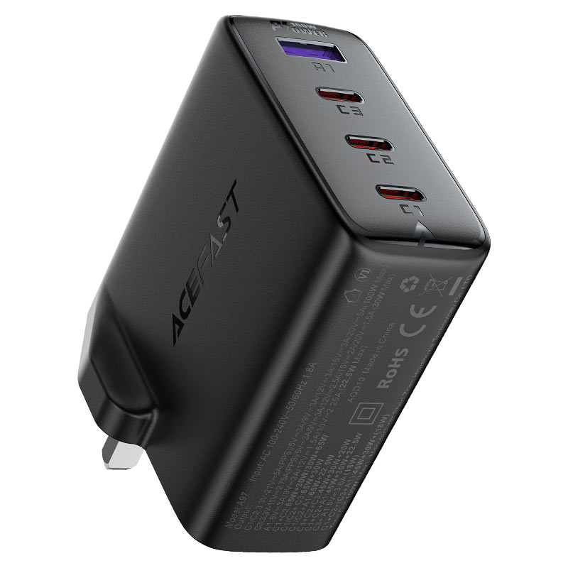 A97 PD 100W GaN (3*USB-C+USB-A) Charger (UK)