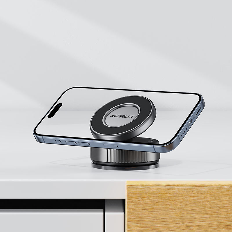 E27 Manual Suction Cup Magnetic Phone Holder