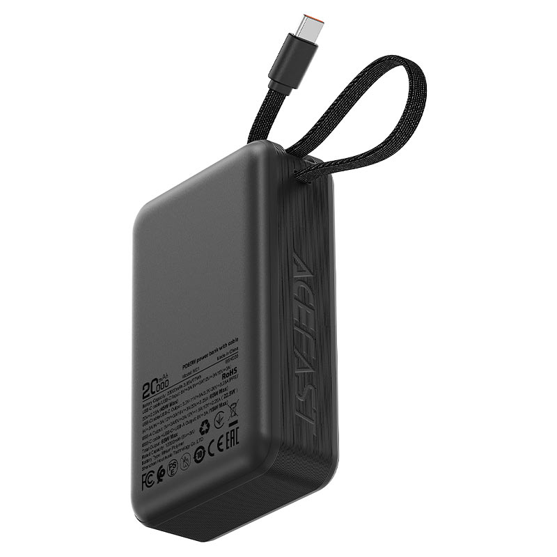 M21-20000 PD 65W Power Bank With Cable