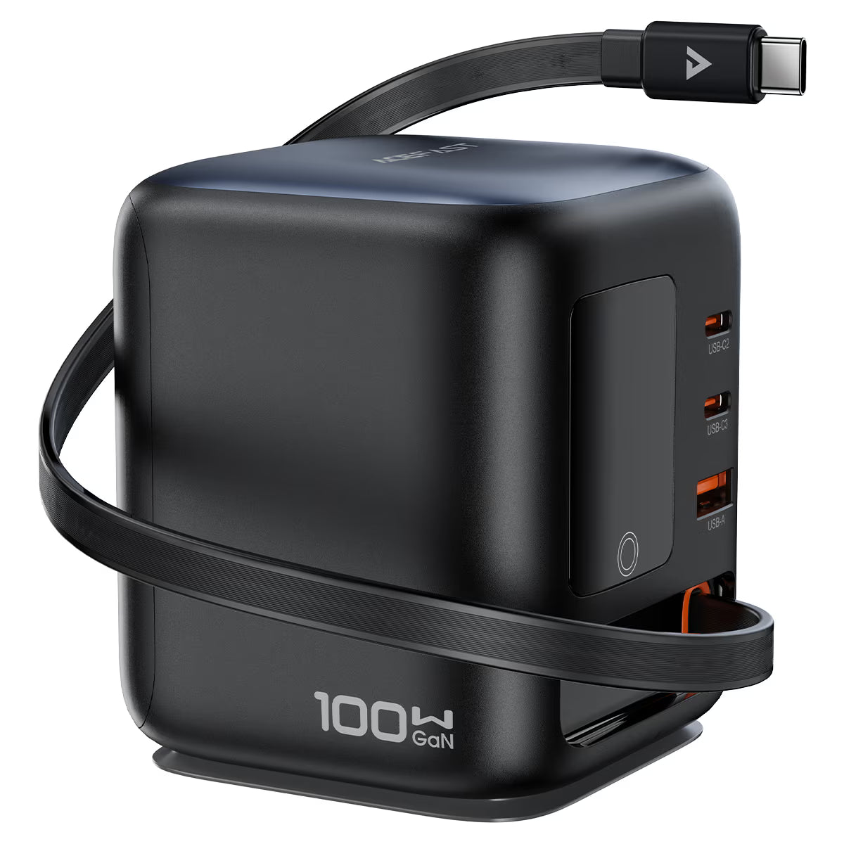Z10 100W GaN Desktop Charger With Telescopic Cable and Smart TFT Display (UK)