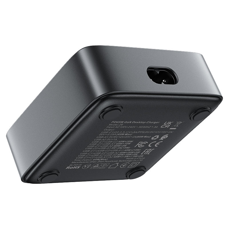 Z6 PD65W GaN (2*USB-C+2*USB-A) desktop charging adapter (UK)