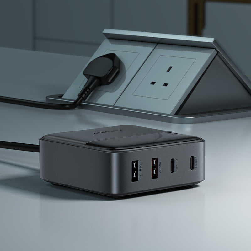 Z6 PD65W GaN (2*USB-C+2*USB-A) desktop charging adapter (UK)