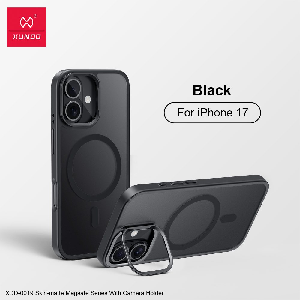 XDD-0019  Skin-Matte Magsafe Series With Camera Holder for iPhone 17 Series