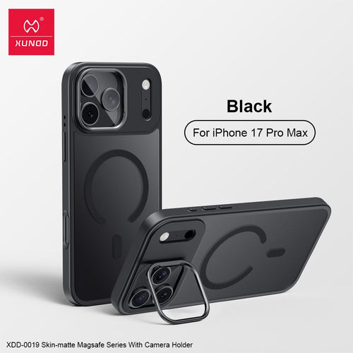 XDD-0019  Skin-Matte Magsafe Series With Camera Holder for iPhone 17 Series